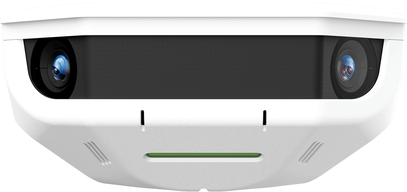 A white forward-facing Focus Flex Camera